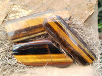 Polished Tiger's Eye Free Forms x 26 From Prieska, South Africa