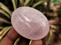 Polished Rose Quartz Palm Stones x 20 From Ambatondrazaka, Madagascar