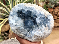 Natural Celestite Geode Specimen x 1 From Sakoany, Madagascar