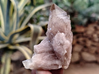 Natural Smokey Phantom Quartz Clusters x 20 From Luena, Congo