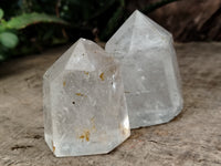 Polished Clear Quartz Crystals x 4 From Madagascar