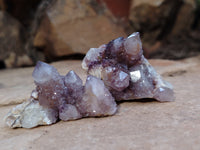 Natural Dark Purple Spirit Quartz Crystals x 35 From Boekenhouthoek, South Africa