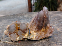 Natural Dark Purple Spirit Quartz Crystals x 35 From Boekenhouthoek, South Africa