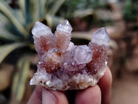 Natural Dark Purple Spirit Quartz Crystals x 35 From Boekenhouthoek, South Africa