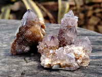 Natural Dark Purple Spirit Quartz Crystals x 35 From Boekenhouthoek, South Africa