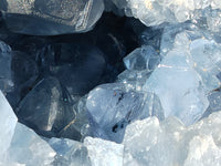 Natural Celestite Geode Specimens x 1 From Sakoany, Madagascar