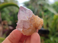 Natural Amethyst Spirit Quartz Clusters x 35 From South Africa