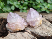 Natural Amethyst Spirit Quartz Clusters x 35 From South Africa