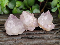 Natural Amethyst Spirit Quartz Clusters x 35 From South Africa