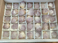 Natural Amethyst Spirit Quartz Clusters x 35 From South Africa