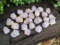 Natural Amethyst Spirit Quartz Clusters x 35 From South Africa