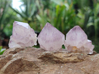 Natural Amethyst Spirit Quartz Clusters x 35 From South Africa