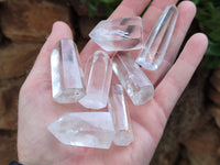 Polished Clear Quartz Crystals x 35 From Madagascar