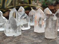 Polished Clear Quartz Crystals x 35 From Madagascar