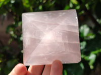 Polished Rose Quartz Pyramids x 4 From Madagascar