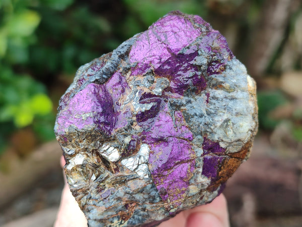 Natural Metallic Purpurite Cobbed Specimens x 6 From Erongo, Namibia