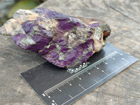 Natural Metallic Purpurite Cobbed Specimens x 6 From Erongo, Namibia