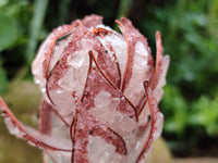 Hand Made Gemstone Protea Flower Trees x 3 From South Africa