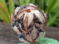 Hand Made Gemstone Protea Flower Trees x 3 From South Africa