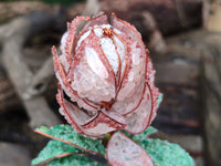 Hand Made Gemstone Protea Flower Trees x 3 From South Africa