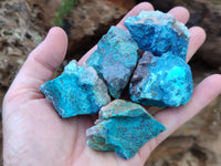 Natural Shattuckite with Chrysocolla and Malachite x 2.68 Kg Lot From Kaokoveld, Namibia