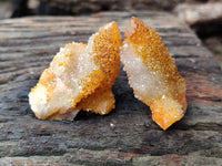 Natural Golden Solar Spirit Quartz Clusters x 20 From Boekenhouthoek, South Africa