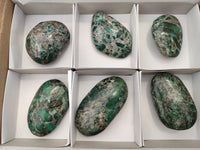 Polished Emerald Mica In Matrix Free Forms x 6 From Mutoko, Zimbabwe