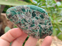 Polished Emerald Mica In Matrix Free Forms x 6 From Mutoko, Zimbabwe