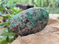 Polished Emerald Mica In Matrix Free Forms x 6 From Mutoko, Zimbabwe