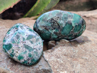 Polished Emerald Mica In Matrix Free Forms x 6 From Mutoko, Zimbabwe