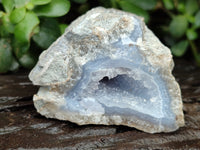 Natural Blue Lace Agate Geodes x 24 From Nsanje, Malawi