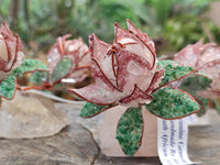 Hand Made Gemstone Double Protea Flower Trees x 3 From South Africa