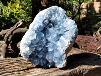 Natural Celestite Geode Specimens x 1 From Sakoany, Madagascar