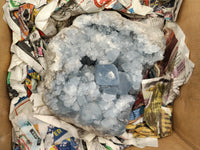 Natural Celestite Geode Specimens x 1 From Sakoany, Madagascar