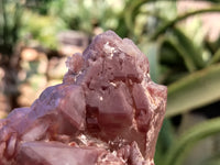 Natural Red Hematoid Quartz Clusters x 3 From Karoi, Zimbabwe