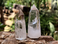 Polished Clear Quartz Crystals x 20 From Madagascar