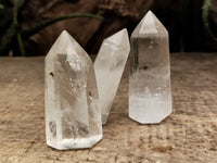 Polished Clear Quartz Crystals x 20 From Madagascar