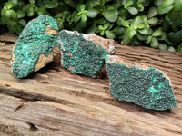 Natural Botryoidal Malachite Specimens x 6 From Tenke Fungurume, Congo