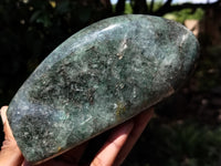 Polished Fuchsite Standing Free Forms x 2 From Madagascar