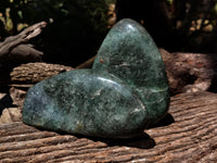 Polished Fuchsite Standing Free Forms x 2 From Madagascar