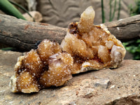 Natural Ametrine Spirit Quartz Clusters x 4 From Boekenhouthoek, South Africa