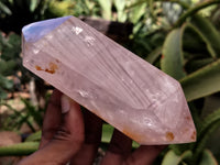 Polished Double Terminated Rose Quartz Points x 6 From Ambatondrazaka, Madagascar