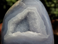 Polished Blue Lace Agate Geodes x 3 From Nsanje, Malawi