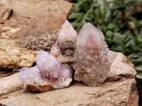 Natural Amethyst and Ametrine Spirit Quartz Clusters x 25 From South Africa