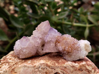 Natural Amethyst and Ametrine Spirit Quartz Clusters x 25 From South Africa