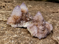 Natural Amethyst and Ametrine Spirit Quartz Clusters x 25 From South Africa