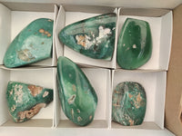 Polished Emerald Mtorolite Standing Free Forms x 6 From Zimbabwe