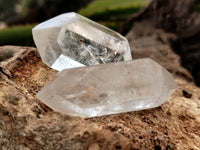 Polished Double Terminated Quartz Crystals x 35 From Madagascar