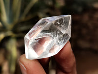 Polished Double Terminated Quartz Crystals x 35 From Madagascar