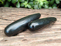 Polished Black Basalt Massage Wands x 12 From Antsirabe, Madagascar